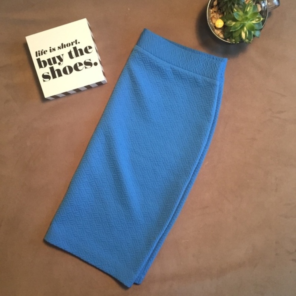 LOFT Textured Stretch Skirt